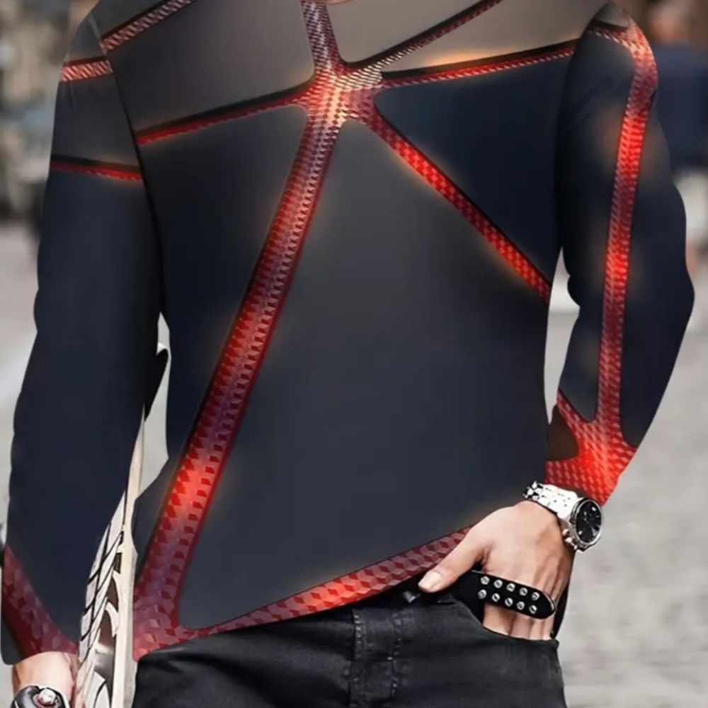 Men graphic design shirt